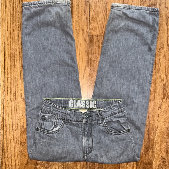 Classic Stonewashed Boys Jeans with Adjustable Straps - Picture 3 of 7